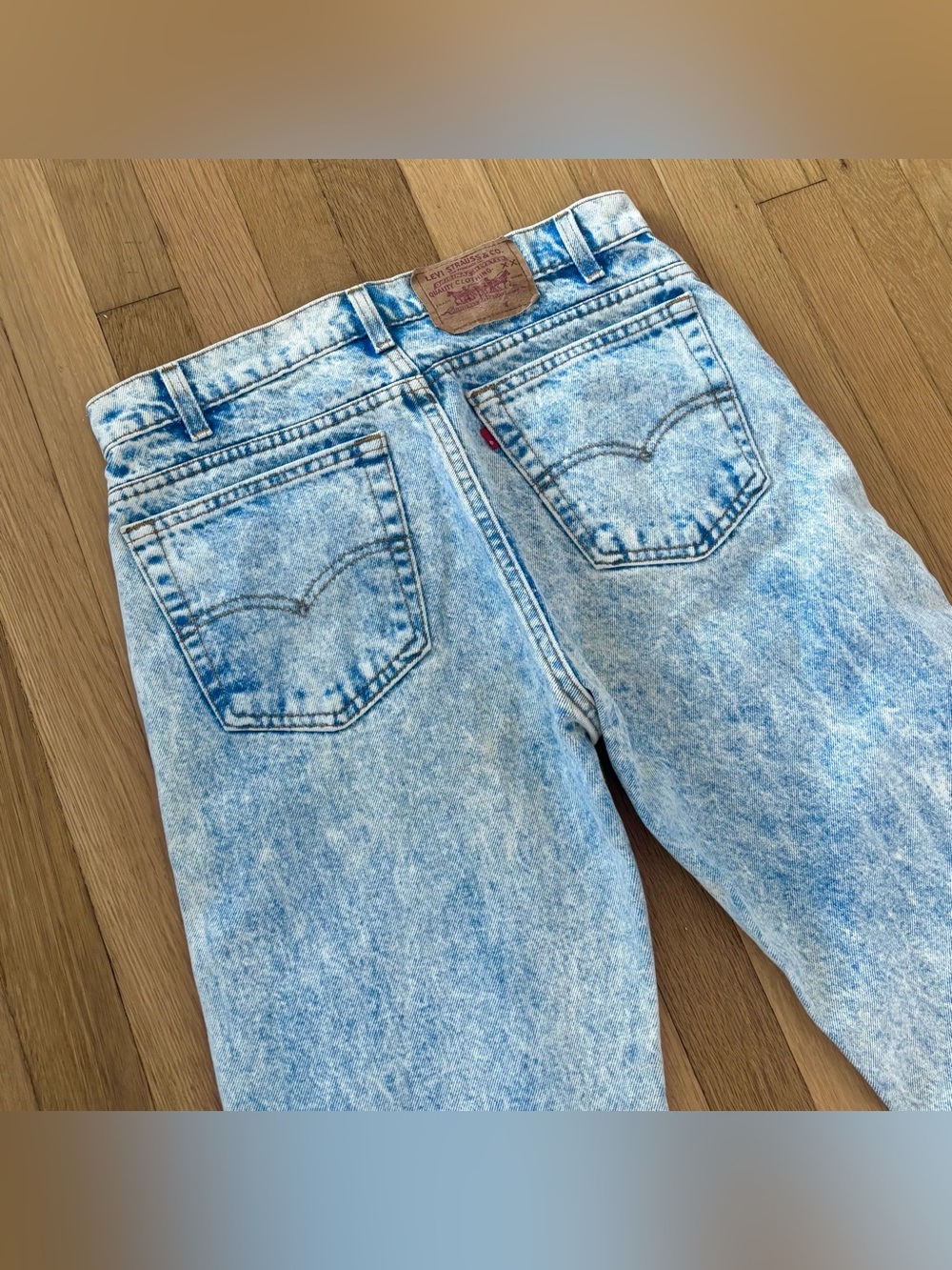 Vintage Levis 505 90s Acid Wash Denim Jeans Mens 33x32 Made In USA Grunge 80s